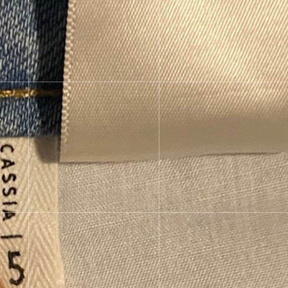 💥SALE💥ZUMIEZ EMPYRE CASSIA LIGHT BLUE CROP STRAIGHT JEANS Size 5 - Picture 5 of 6